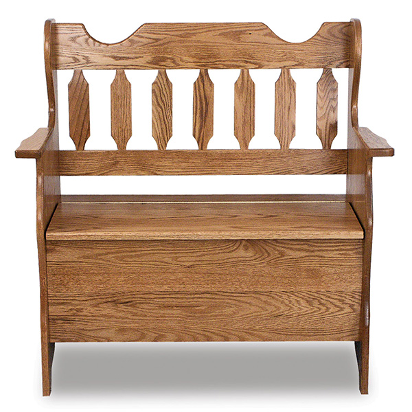 Slat Back Bench